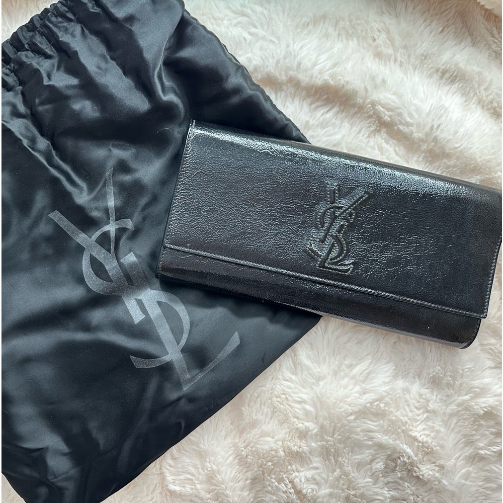 Yves saint Laurent black vintage clutch